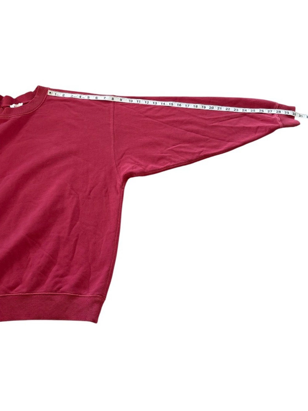 ELWOOD Core Red Oversized Baggy Sweatshirt Men Women Unisex Medium - Picture 9 of 10